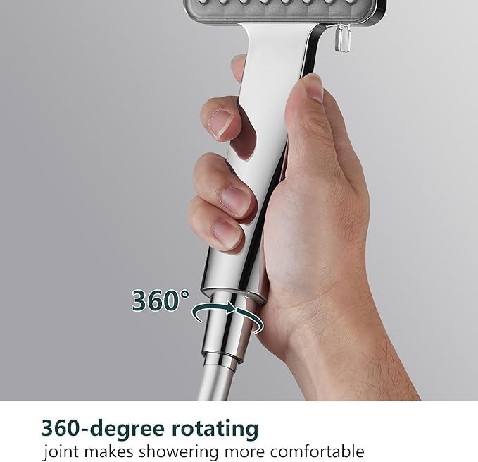 Duravel Flexible Shower Hose, 2M, Leak-Proof, Rust Resistant, Silver - Image 4